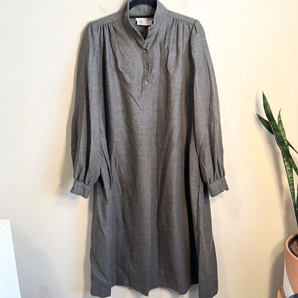 Aunt Abigail’s Attic Lagenlook Midi Dress L - Picture 1 of 6